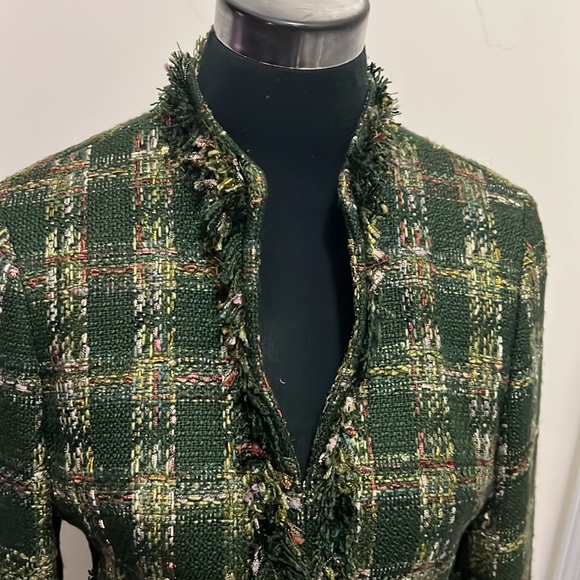 Allen Schwartz Tweed Classy Chic Coat Jacket Size Small - Picture 5 of 13
